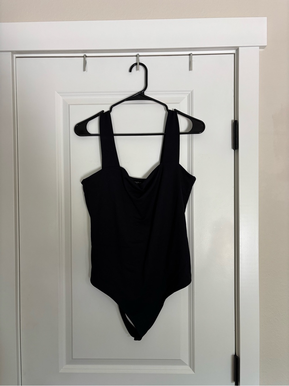 Abercrombie & Fitch Black Scoop Neck Bodysuit